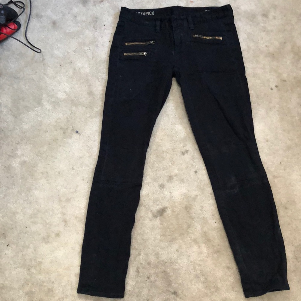 Black J crew “toothpick” jeans